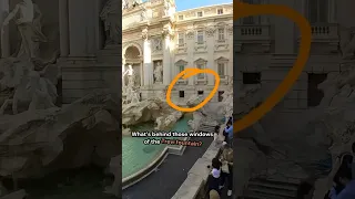 What’s behind the Trevi Fountain in Rome?