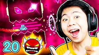 TUI ĐÃ CHINH PHỤC 20 EXTREME DEMON!! CATALYZE| Bảng Chữ Cái - Geometry Dash