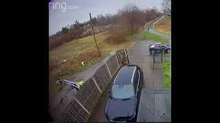 Gate vs Electric Scooter - At least we know the gate works