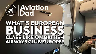 What’s it like to fly European Business Class with British Airways - Club Europe?