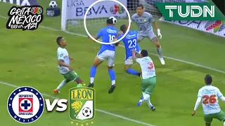 ¡Falla INVEROSÍMIL de Passerini!  | Cruz Azul 0-1 León | Grita México BBVA AP2021 | TUDN