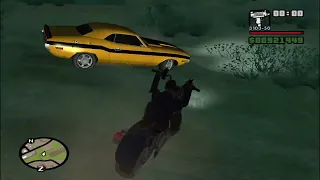 GTA San Andreas: John Tanner's Car becoming Ghost Car Attack in Midnight