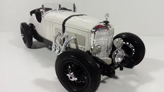 Mercedes Benz SSK 1928 1:18 Bburago Самая простая конверсия