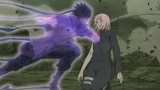Sasuke puts Sakura and Tailed Beasts under Genjutsu, Naruto vs Sasuke Final Fight Eng Dub