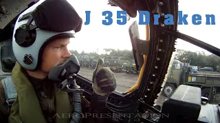 J 35 Draken cockpit flight