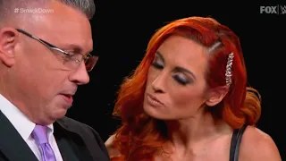 Becky Lynch confronts Michael Cole - WWE SmackDown 12/31/21