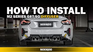 Installation Tutorial: M2 G87 SOOQOO Design Carbon Fiber Diffuser