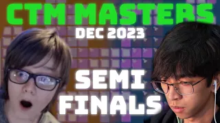 WORLD BEATER! Blue Scuti vs Andy | Dec '23 SEMIS | Classic Tetris Monthly Masters