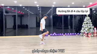 Hướng dẫn chi tiết bài Line Dance Rivers Of Babylon đếm nhịp, nhạc chậm