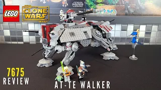 LEGO Star Wars AT-TE Walker 7675 Review! Best AT-TE Made?