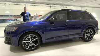 Audi SQ7 2020 года - это практичный, неожиданно прикольный семейный кроссовер