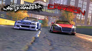 "NFS Most Wanted Finale: Battle of Legends - Razor's BMW M3 GTR vs. Darius' Audi Le Mans"