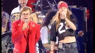 Axl Rose & Elton John - Bohemian Rhapsody - Freddie Mercury Tribute (BEST QUALITY) [1080p]