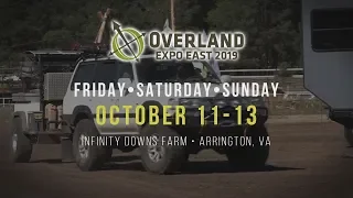 Overland Expo//Overland Expo 2019 EAST//October 11-13//Arrington, VA