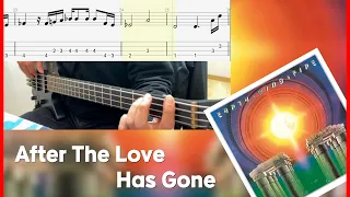 Earth, Wind & Fire - After The Love Has Gone [Bass cover] (+Tab)