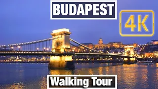 4K City Walks: Budapest, Hungary Christmas Market Tour - Virtual Walk Walking Treadmill Video