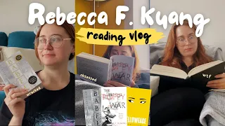 Rebecca F. Kuang reading week 📚 | Babel, The Poppy War & Yellowface | spoiler free reading vlog