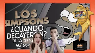 REACCIONANDO A ¿ CUANDO Y POR QUE DECAYERON LOS SIMPSONS ? TE LO RESUMO ASÍ NO MÁS