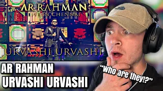 First Time Hearing A.R. Rahman "Urvashi Urvashi" Live in Chennai | REACTION!