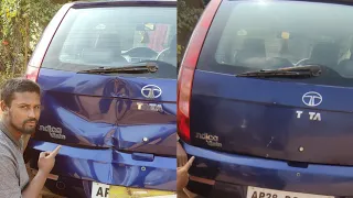 amazing Removal and repair car dent at home easily without scratches, no machine needed @hyderabad