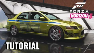 Forza Horizon 5 | Brian's Mitsubishi Evo Build Tutorial!