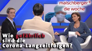 Lungenfachärztin Jördis Frommhold und Karoline Preisler bei maischberger. die woche 09.09.2020