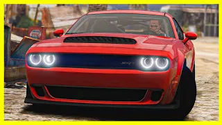 DODGE DEMON VS COPS | GTA 5 Roleplay | FiveM RP