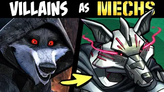 What if FAMOUS ANIMATED VILLAINS Were MECH ARMORS?! (Stories & Speedpaint)