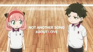 Anya Forger x Damian Desmond || Spy x Family || Not Another Song About Love - Holywood Ending (amv)