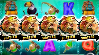 5 SCATTER BONUS 😵 SUPER RARE €25.000 BONUS BUYS 🔥 BIG BASS AMAZON XTREME SLOT‼️