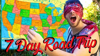 BLINDFOLDED DART THROW OF DESTINY: 7 Day Road Trip of Lifetime