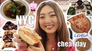 NEW YORK CITY CHEAT WEEK(end) IN MED SCHOOL | Intuitive Eating | Pizza, Levain Cookies, Korean Food