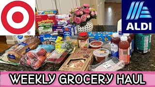 ALDI NEW WEEKLY FINDS + Target Grocery Haul Family of 4 (May 2024)