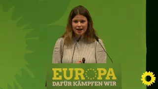 Luisa Neubauer auf der LDK 2019