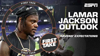 The return of peak Lamar Jackson?! 👀 First Take discusses the Ravens' high expectations ▶️