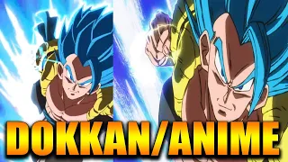 Dokkan VS Anime - Gogeta Blue LR