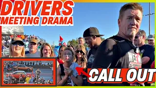 Memphis Street Outlaws JJ Da Boss Call Out!  Drivers Meeting Drama!