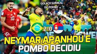 FILMEI O NEYMAR O JOGO TODO E O MOMENTO EXATO DA LESÃO + O GOLAÇO DO RICHARLISON BRASIL 2X0 SÉRVIA