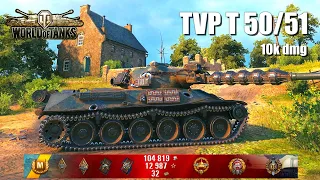 TVP T 50/51, 10K Damage, 6 Kills, Fisherman's Bay - World of Tanks