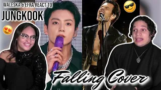 This had me tripping! 😲| BTS JUNGKOOK Falling (Harry Styles Cover) REACTION