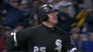 TEX@CWS: Thome hits two homers in Buehrle's no-hitter