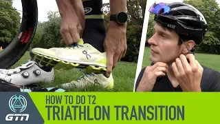 Bike To Run Triathlon Transition For Beginners | How To Do A T2 Transition