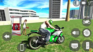 Kawasaki Ninja Zx10r Bike Driving Games: Indian Bikes Driving Game 3D - Android Gameplay