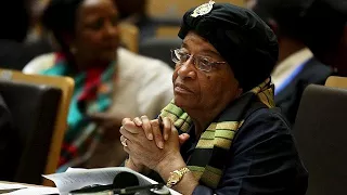 Ellen Johnson Sirleaf touts legacy as she prepares to step down