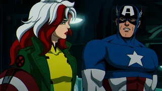 Rogue Visits Captain America Full Scene Easter Egg X Men 97' Episode 7