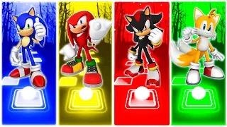 🔵Sonic Prime🔴Knuckles🟡Shadow🟢Tails🔮🎵TILES HOP