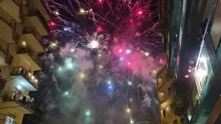 Fuochi d'artificio viale Regina Margherita - San Sebastiano 2024 Acireale