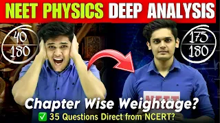 NEET Physics Deep Analysis🔥| Chapter wise Weigthage| Prashant Kirad