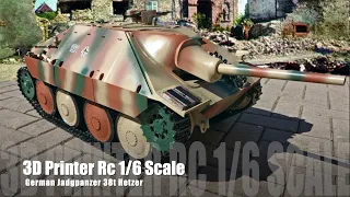 1/6 RC WWII JAGDPANZER 38(t) (HETZER) 3D PRINTER table size (300x300x340)