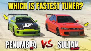 GTA 5 ONLINE - PENUMBRA FF VS SULTAN CLASSIC (WHICH IS FASTEST?)